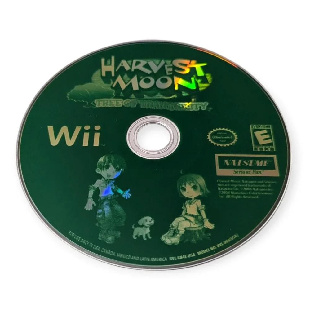 Harvest Moon Tree of Tranquility Nintendo Wii Complete CIB Simulation Game
